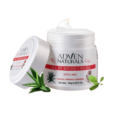 aloe vera and calendula cream Adven Naturals All Purpose Cream with Aloe Vera, Berberis & Calendula