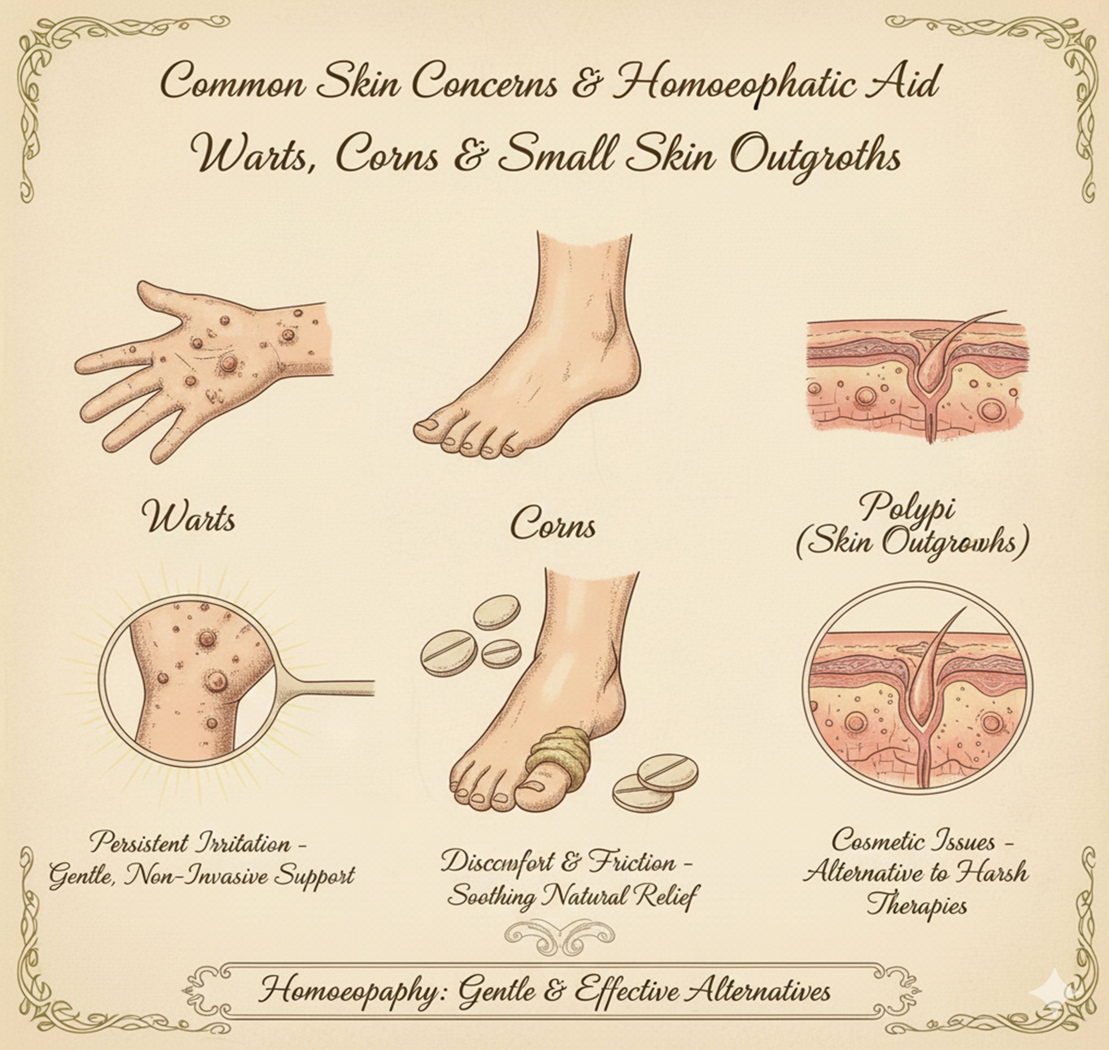 What Is Polpi (Polypi)? Complete Guide to Warts, Polyps & Their Homoeopathic Treatment With Adven Thuja Ointment & Wartinor Drops - Adven