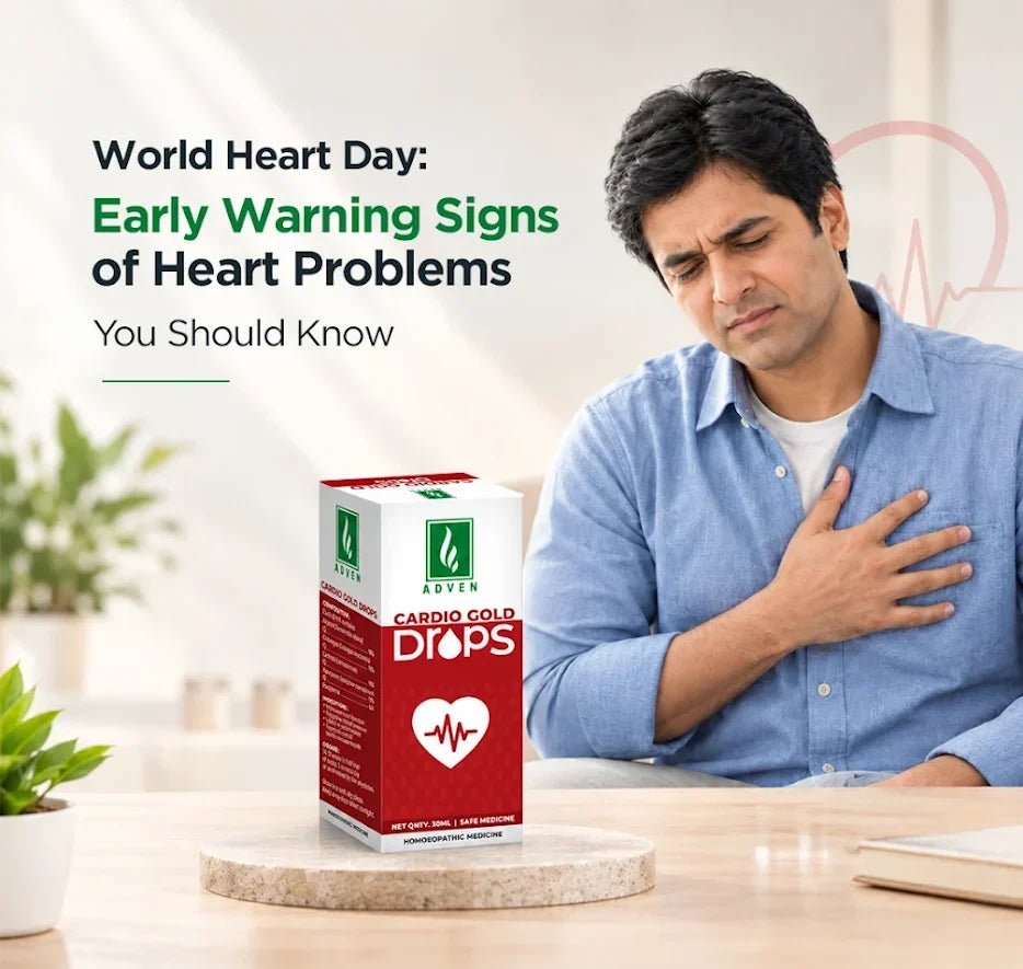 World Heart Day: Early Warning Signs of Heart Problems You Should Know - Adven