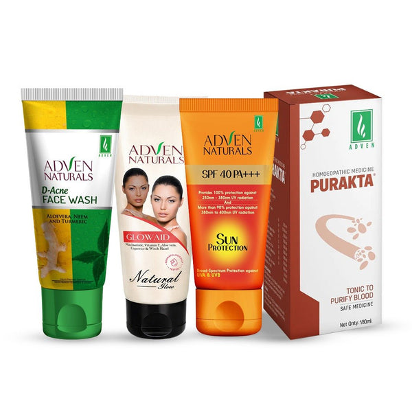 ACNE PRONE SKIN CARE ESSENTIALS KIT - Adven