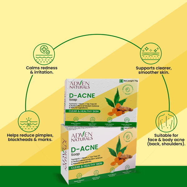 Adven Naturals D - Acne Soap - Adven