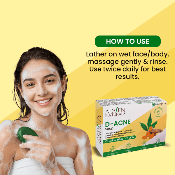 Adven Naturals D - Acne Soap - Adven