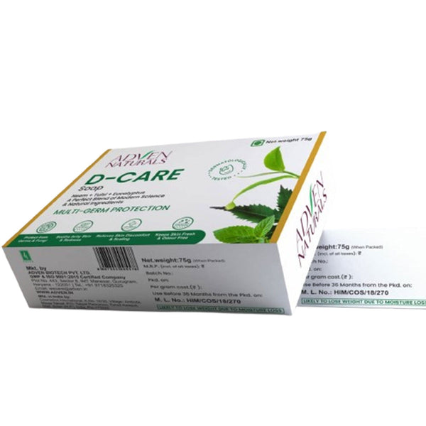 Adven Naturals D - Care Soap - Adven