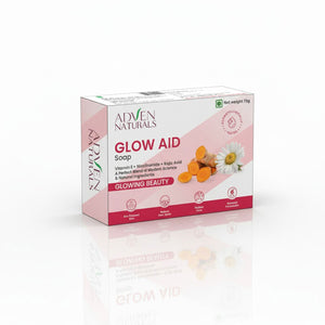 Adven Naturals Glow Aid Bar Soap 75g - Adven