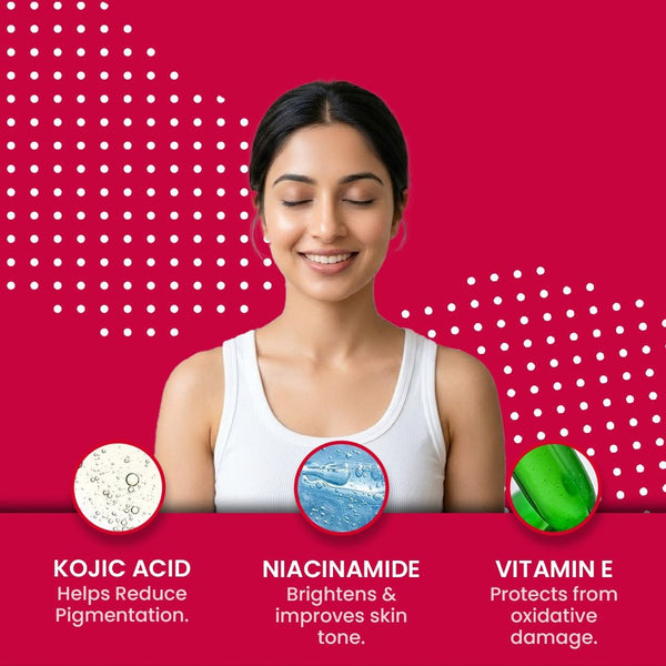 Adven Naturals Glow Aid Soap Combo | Niacinamide & Kojic Acid Soap | 225g - Adven