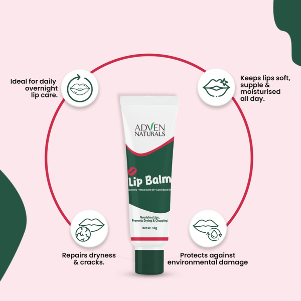 Adven Naturals Lip Balm 10g - Adven