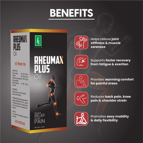 Adven RHEUMAX PLUS OIL - 60 ML - Adven