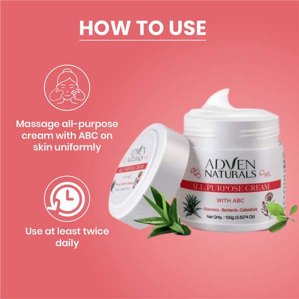 ALL PURPOSE CREAM WITH ABC (ALOEVERA, BERBERIS & CALENDULA) - Adven