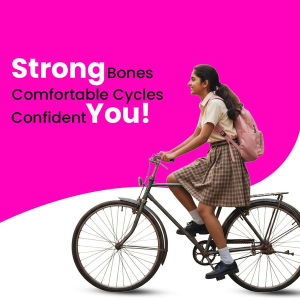 Combo: Calciboost - W 90 Tablet & Femeron Syrup 180ml | Bone Strength & Growth Support | Women’s Wellness & Cycle Comfort | Daily Care for Strong Bones, Teeth & Vitality - Adven