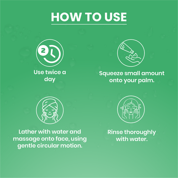 D - ACNE FACE WASH WITH ALOEVERA, NEEM & TURMERIC - 100 ML - Adven