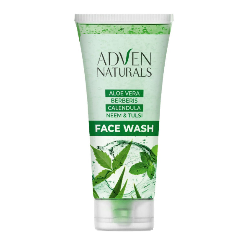 FACE WASH WITH ABC (ALOE VERA, BERBERIS, CALENDULA + NEEM & TULSI) - Adven