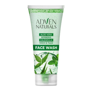 FACE WASH WITH ABC (ALOE VERA, BERBERIS, CALENDULA + NEEM & TULSI) - Adven