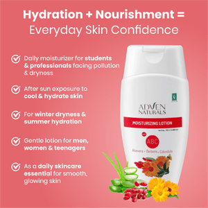 MOISTURIZING LOTION WITH ABC (ALOEVERA, BERBERIS & CALENDULA) - 100 ML - Adven