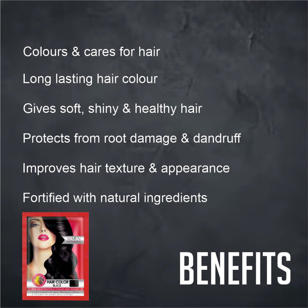 Adven Naturals BLACK HAIR COLOR - 30 GM - Adven