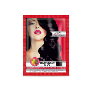 Adven Naturals BLACK HAIR COLOR - 30 GM - Adven