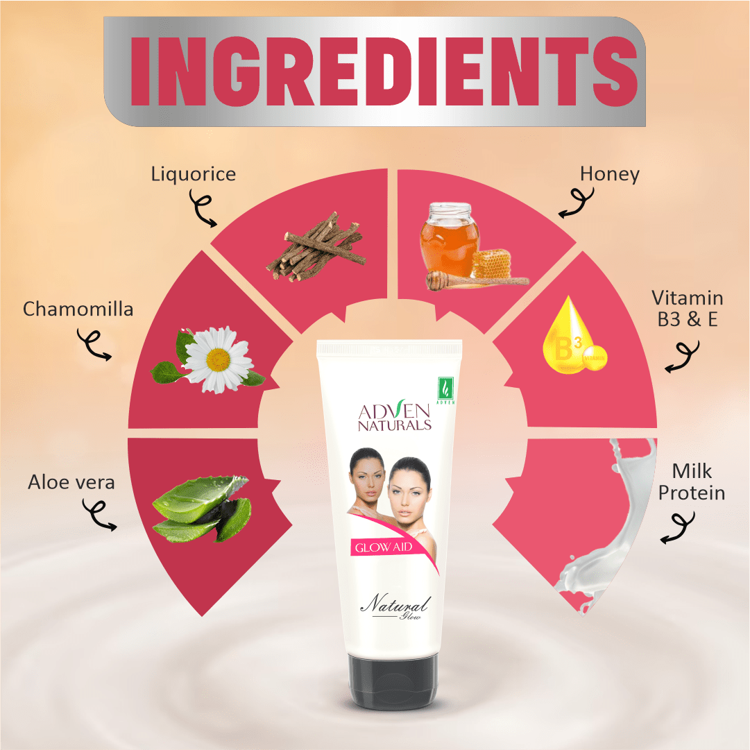Adven Naturals GLOW AID CREAM - 100 GM