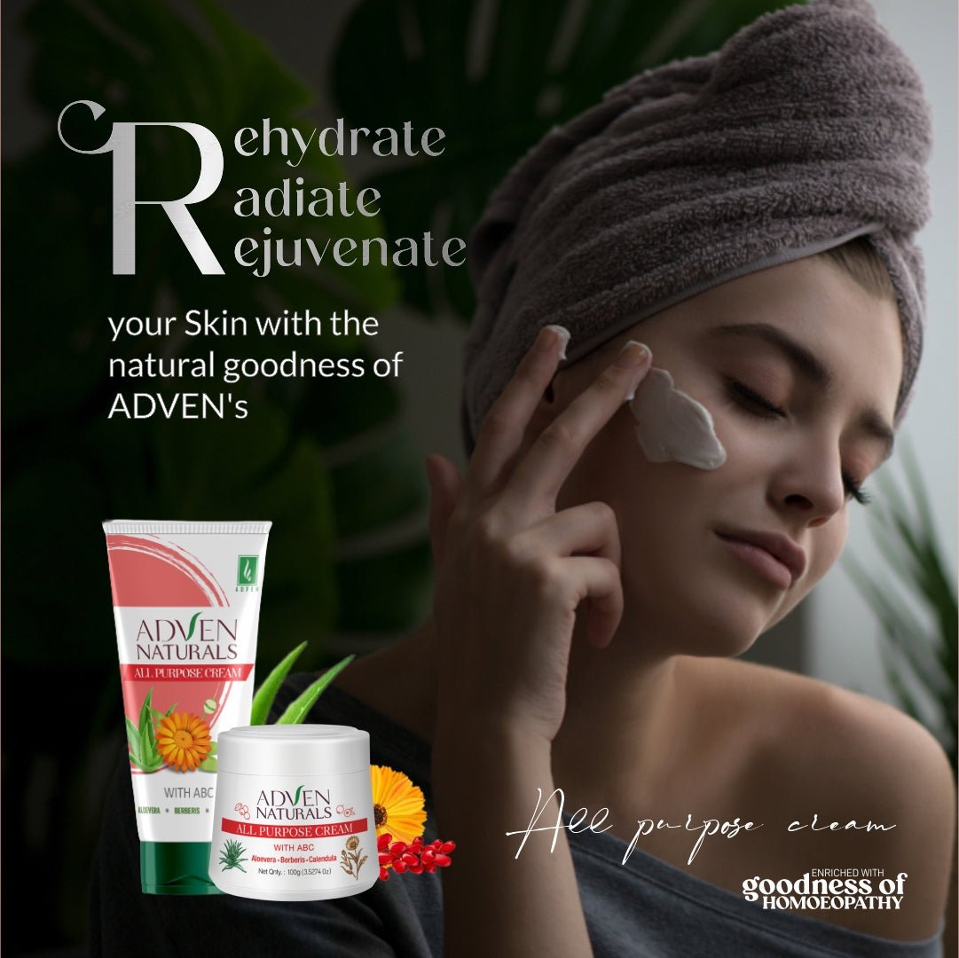 Adven Naturals All Purpose Cream with Aloe Vera, Berberis & Calendula