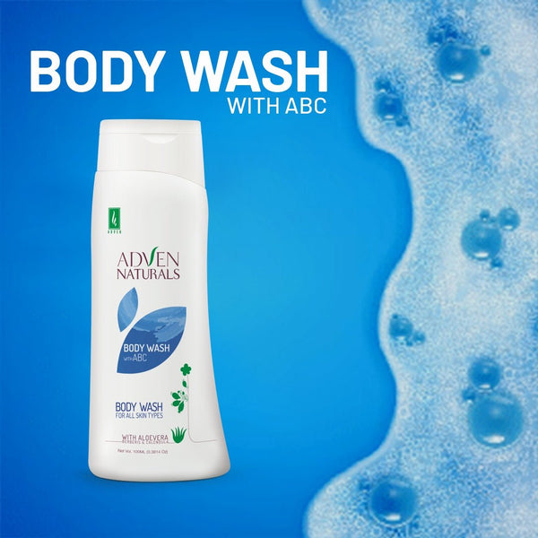 BODY WASH WITH ABC (ALOEVERA, BERBERIS, CALENDULA) - 100 ML - Adven