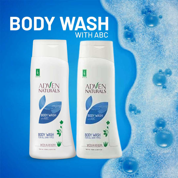 BODY WASH WITH ABC (ALOEVERA, BERBERIS, CALENDULA) - 100 ML - Adven