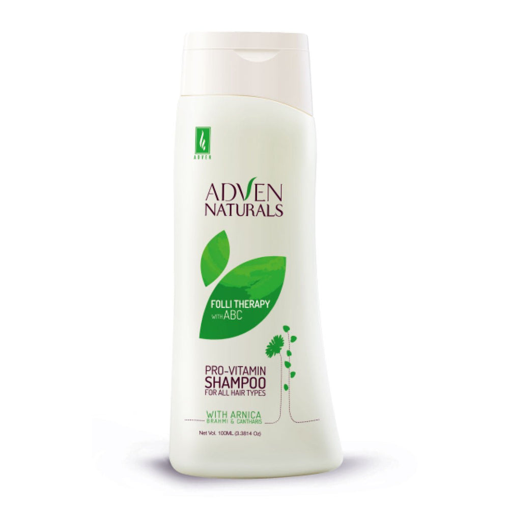 FOLLI THERAPY PRO - VITAMIN SHAMPOO WITH ABC (ARNICA, BRAHMI & CANTHARIS) - Adven