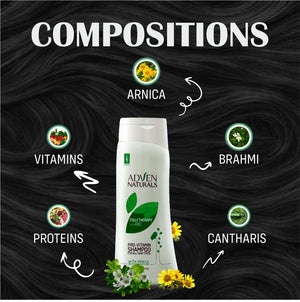 FOLLI THERAPY PRO - VITAMIN SHAMPOO WITH ABC (ARNICA, BRAHMI & CANTHARIS) - Adven