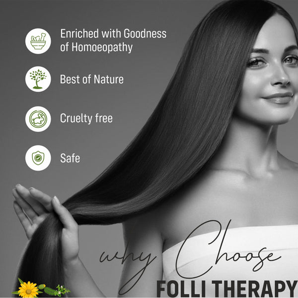 FOLLI THERAPY WITH ARNICA, BRAHMI & WIESBADEN MEDICATED OIL - Adven