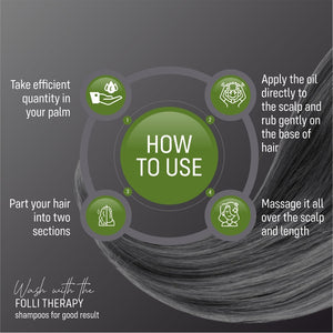 FOLLI THERAPY WITH ARNICA, BRAHMI & WIESBADEN MEDICATED OIL - Adven