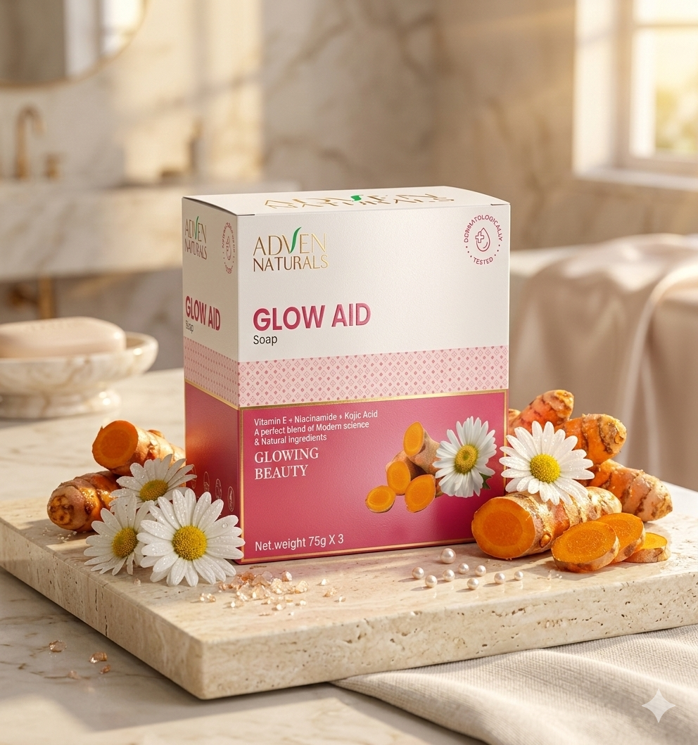 Glow aid soap