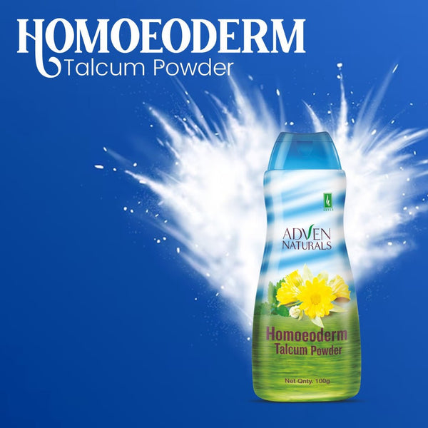 HOMOEODERM TALCUM POWDER - 100 GM - Adven