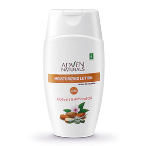MOISTURIZING LOTION WITH ALOEVERA & ALMOND OIL - 100 ML - Adven