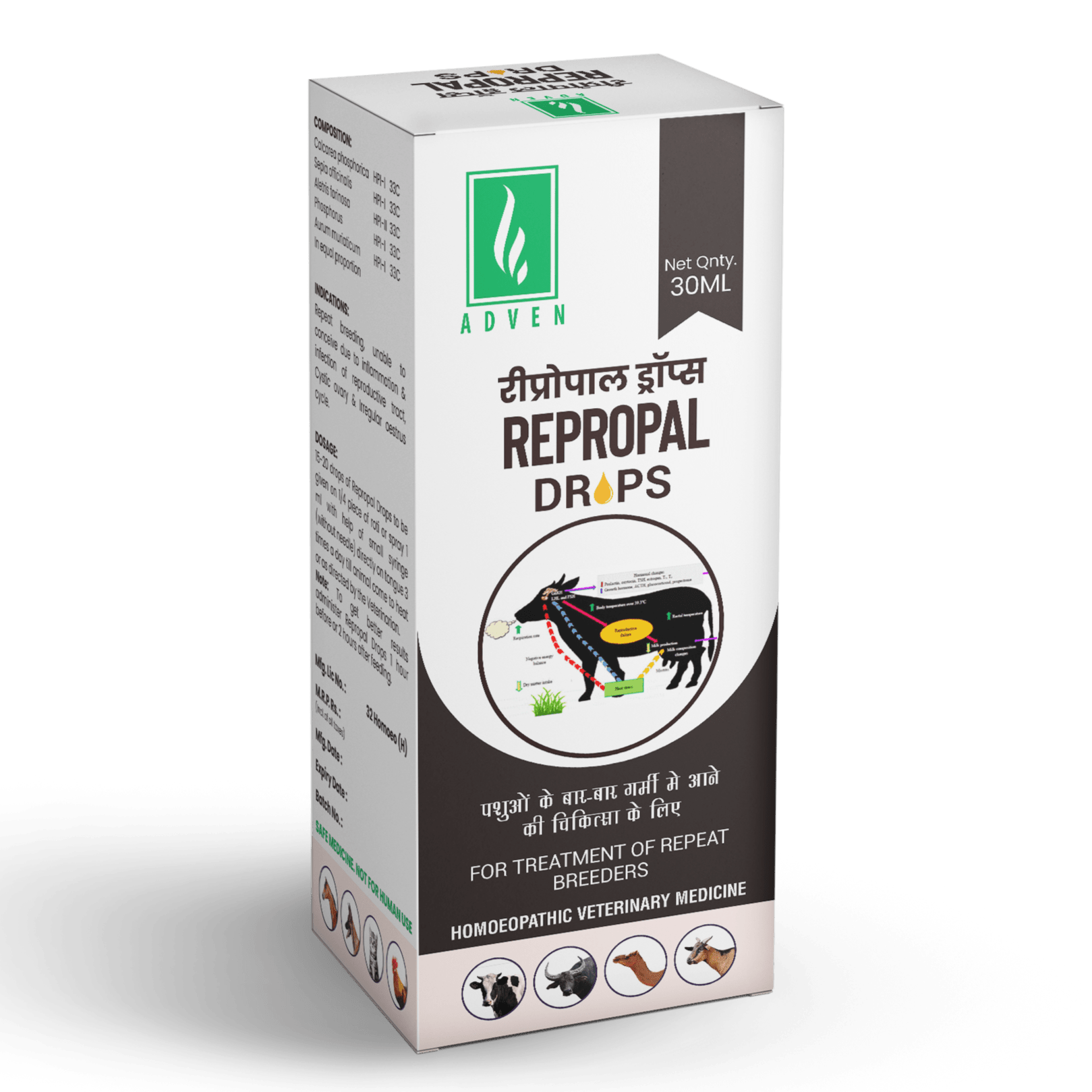 REPROPAL VET DROPS - Adven